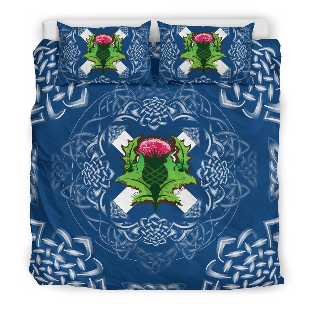 Scotland Bedding Set - Saltire Thistle - Vibe Hoodie Shop