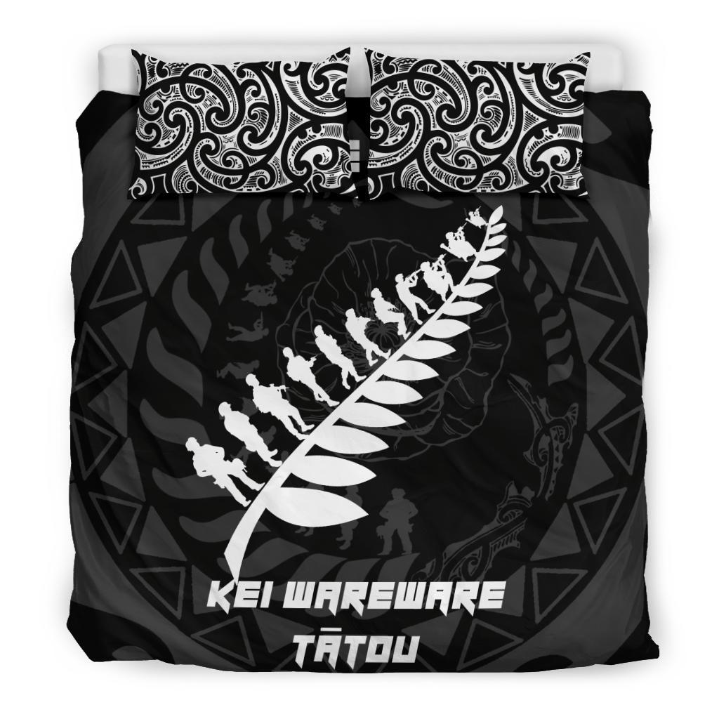 ANZAC Tattoo New Zealand, Lest We Forget Bedding Set - Vibe Hoodie Shop