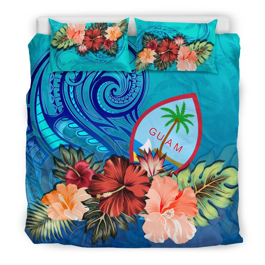 Guam Bedding Set Hibiscus Polynesian - Vibe Hoodie Shop