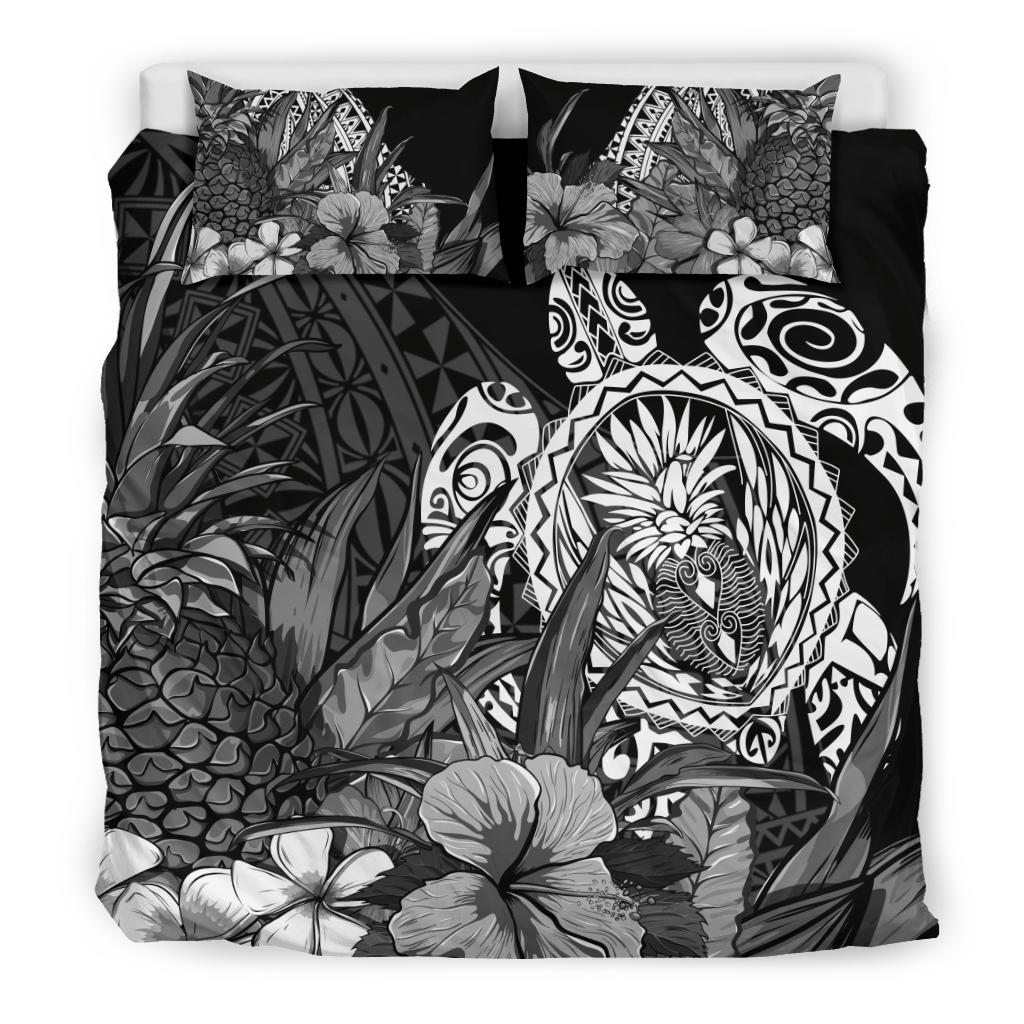 Polynesian Turtle Pineapple Bedding Set - Vibe Hoodie Shop