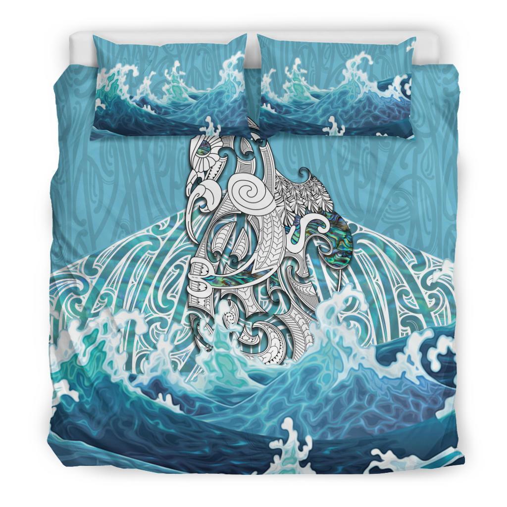 Maori Manaia The Blue Sea Bedding Set - Vibe Hoodie Shop