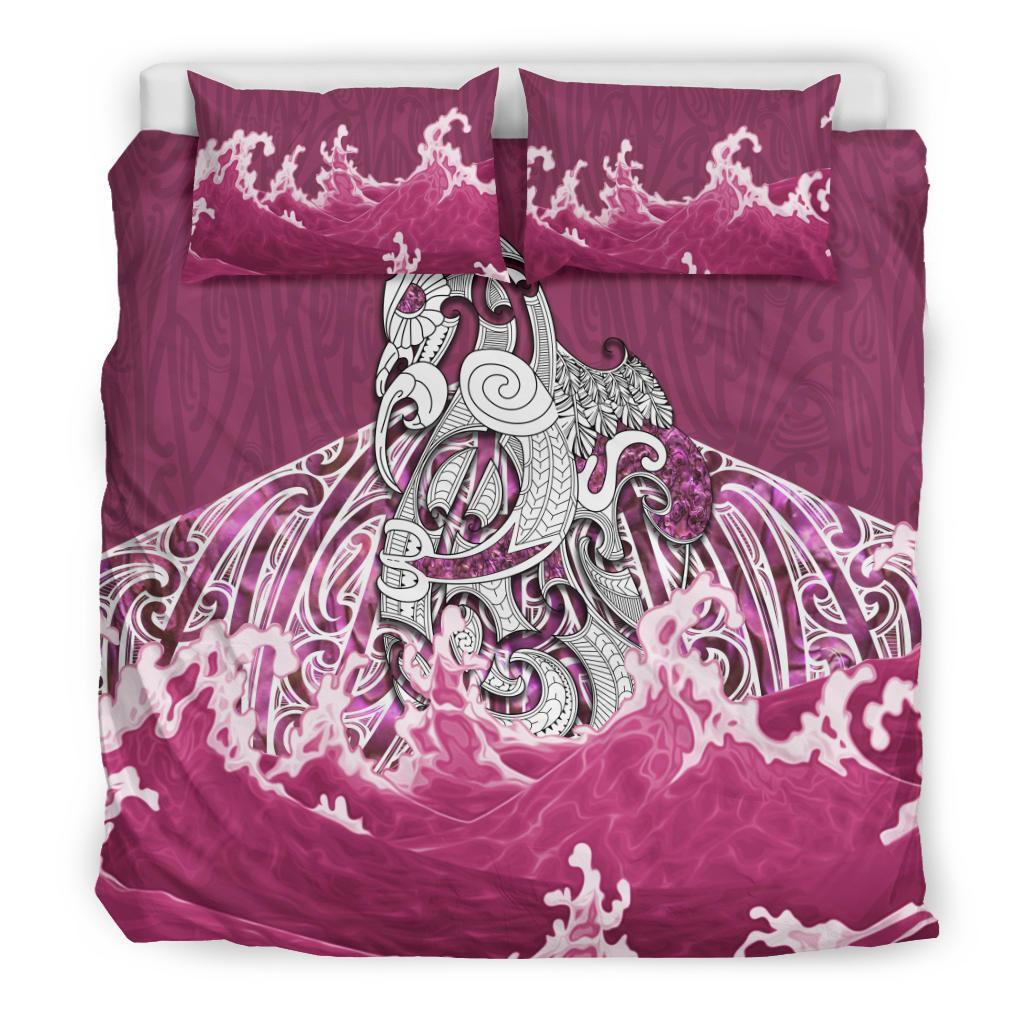 Maori Manaia The Pink Sea Bedding Set - Vibe Hoodie Shop