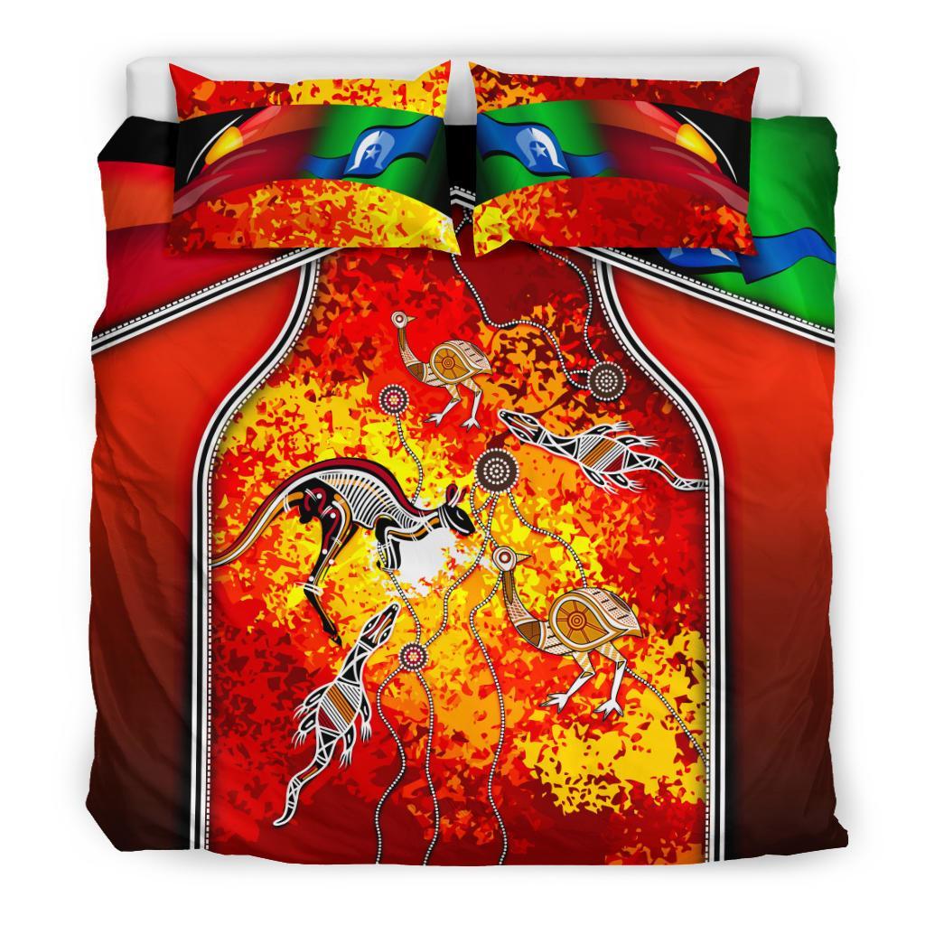 Indigenous Bedding Set - NAIDOC Week 2022 Always Will Be - Vibe Hoodie Shop