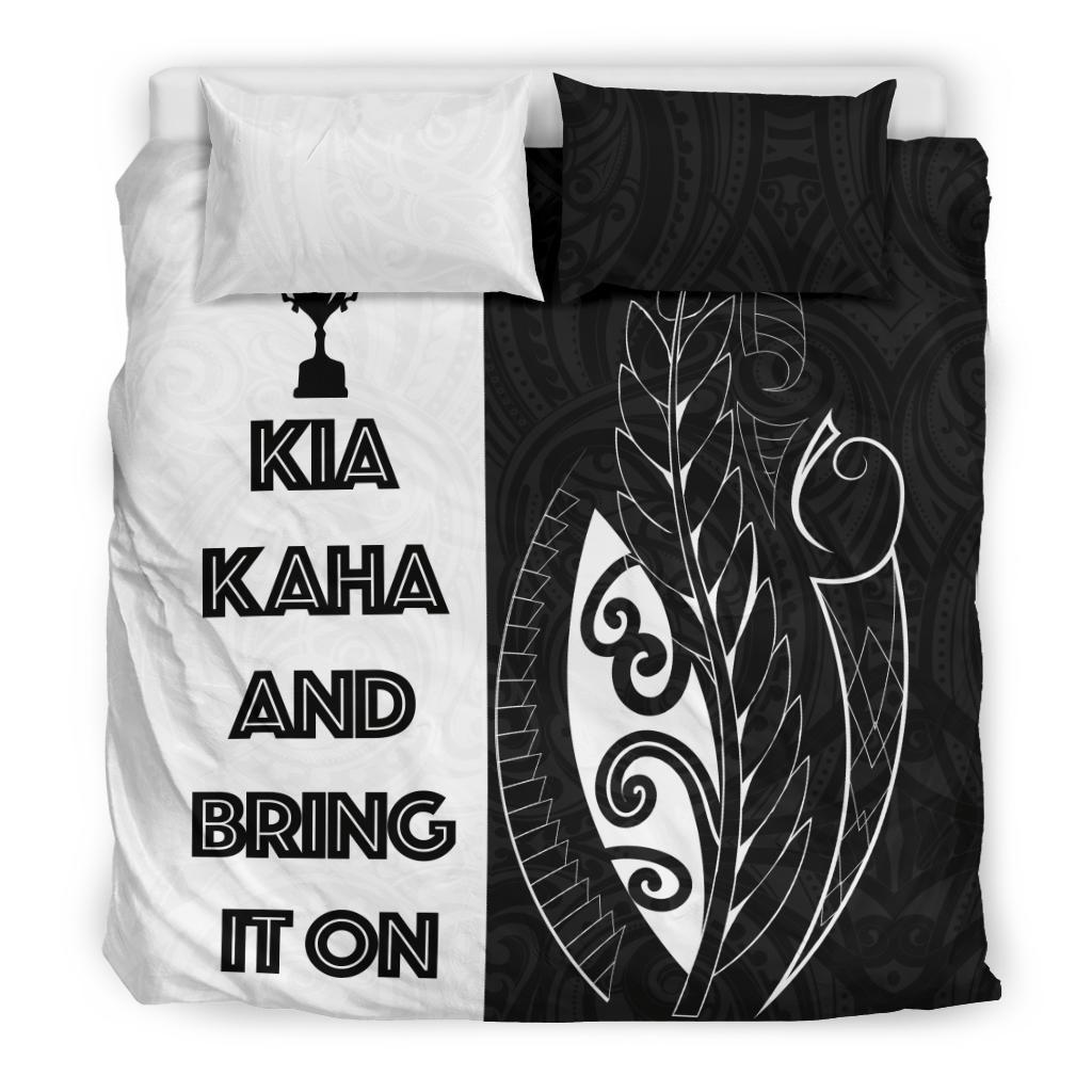 Kia Kaha And Bring It On Bedding Set New Zealand - Vibe Hoodie Shop