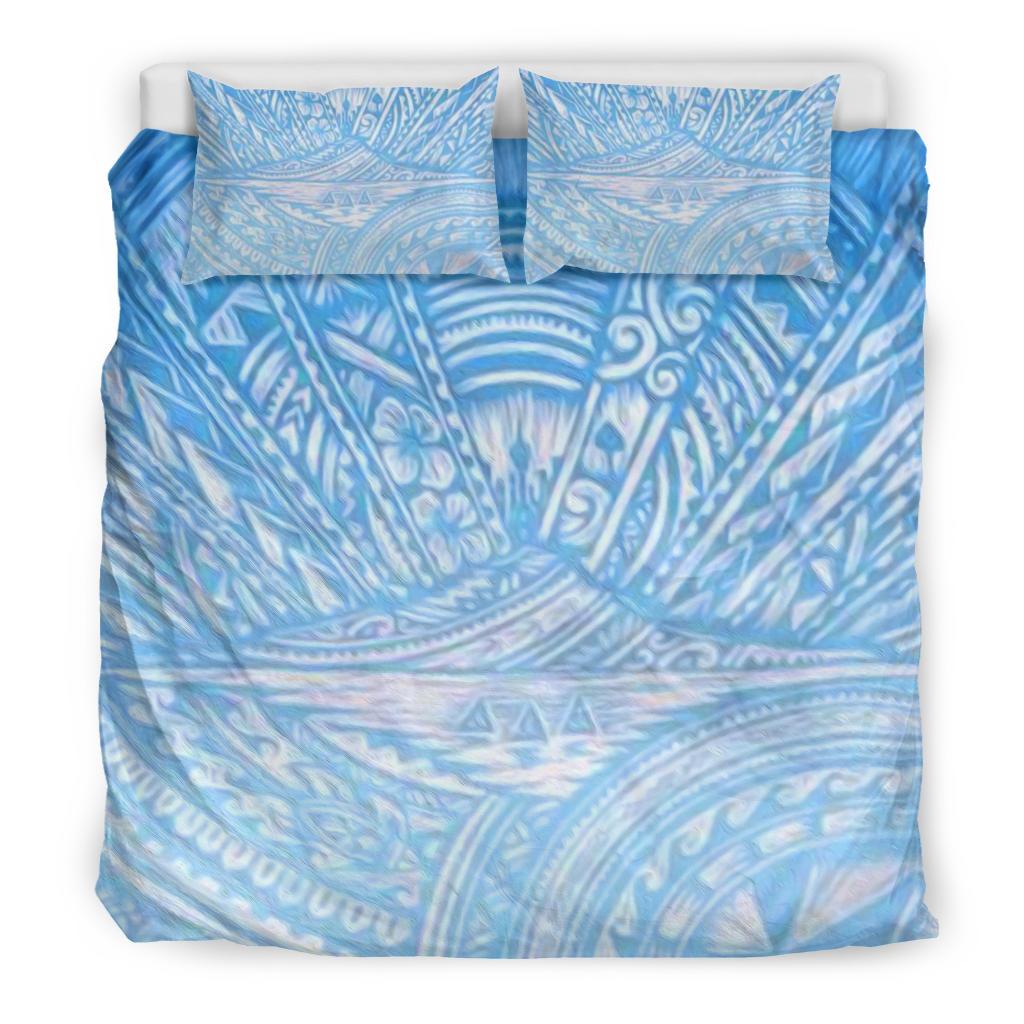 New Zealand Auckland Blues Rugby Bedding Set - Vibe Hoodie Shop