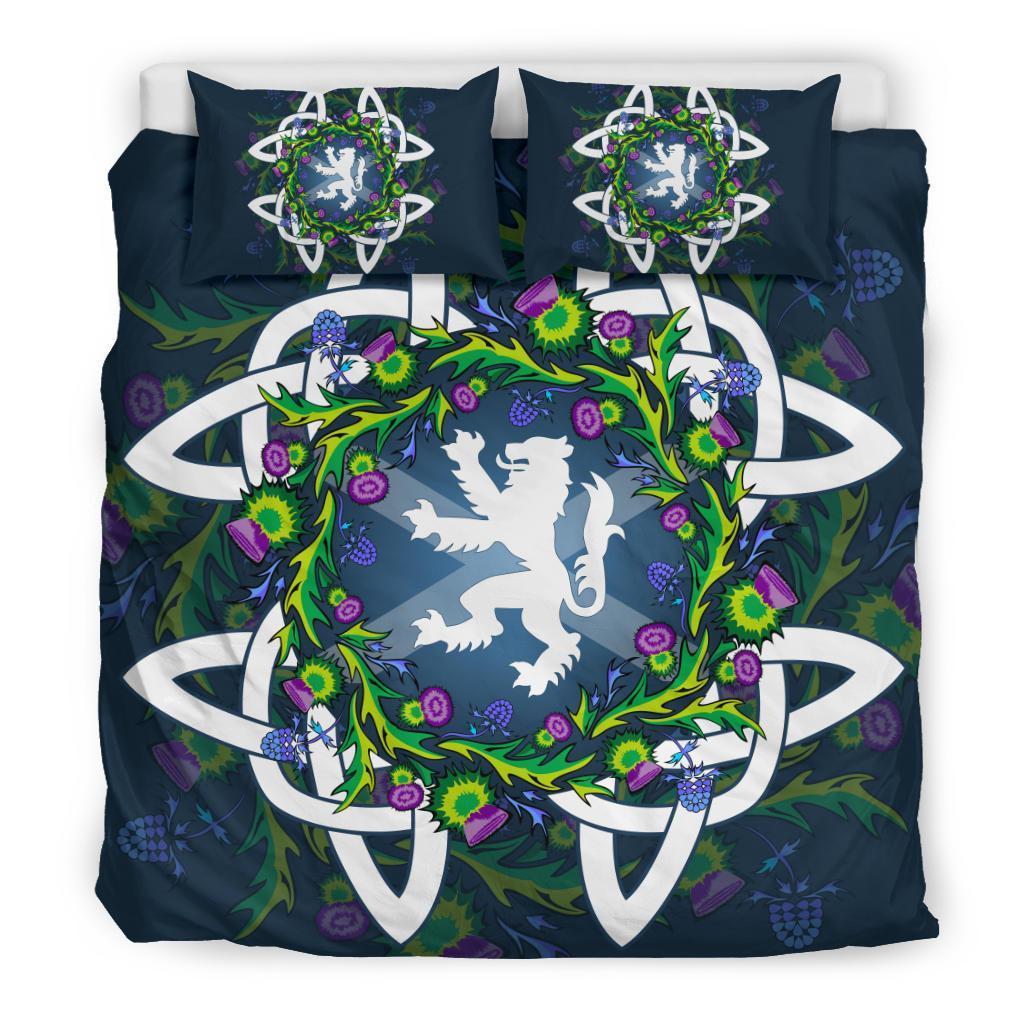 Scotland Bedding Set - Thistle Celtic Bedding Set - Vibe Hoodie Shop