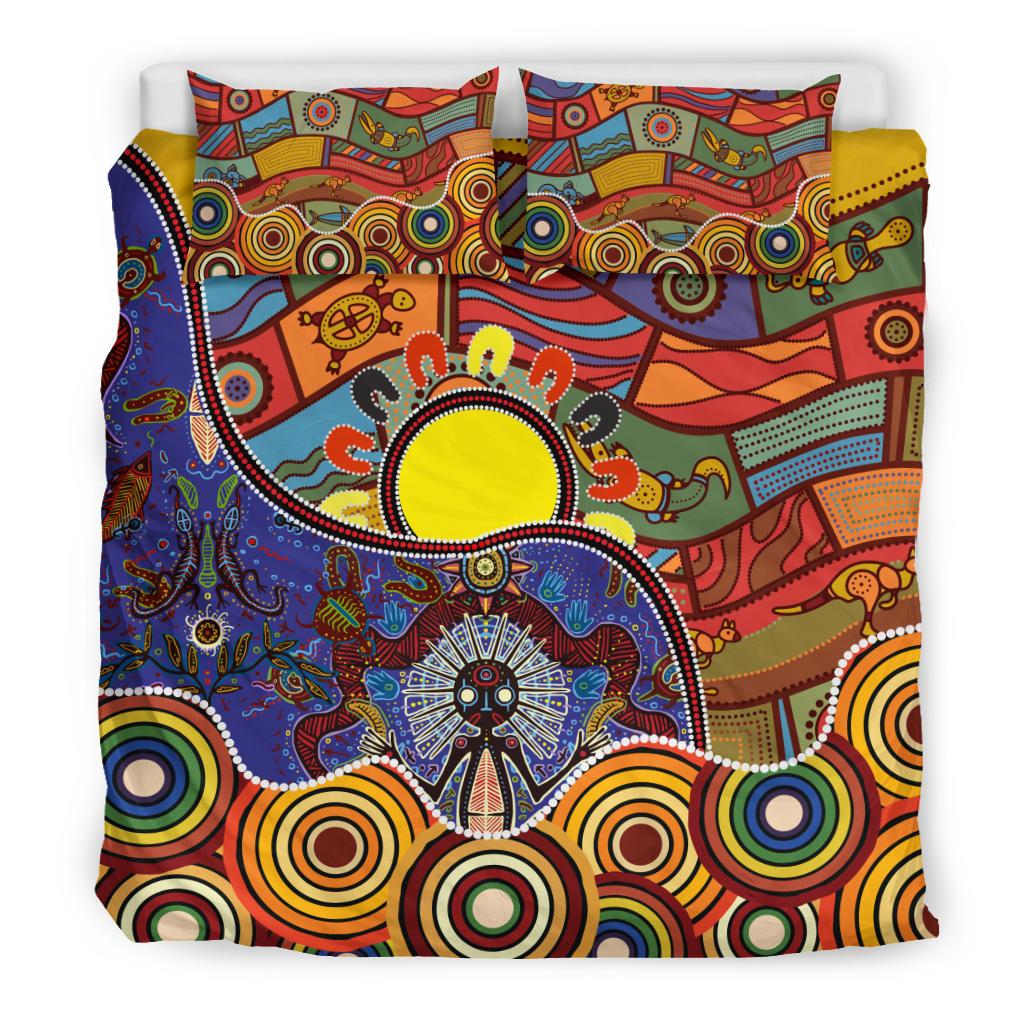 Bedding Sets - Shaman People and Animals - Vibe Hoodie Shop