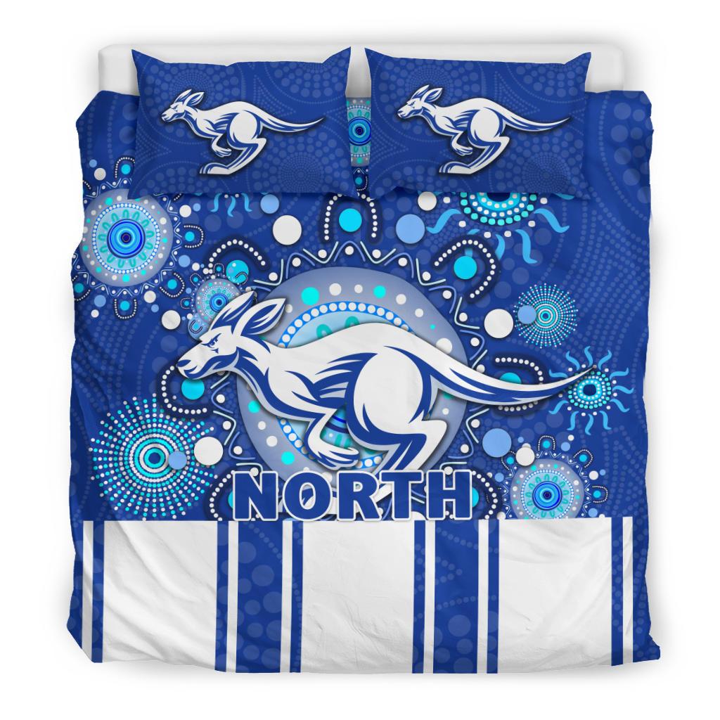 Melbourne Bedding Set Indigenous North Kangaroos - Vibe Hoodie Shop