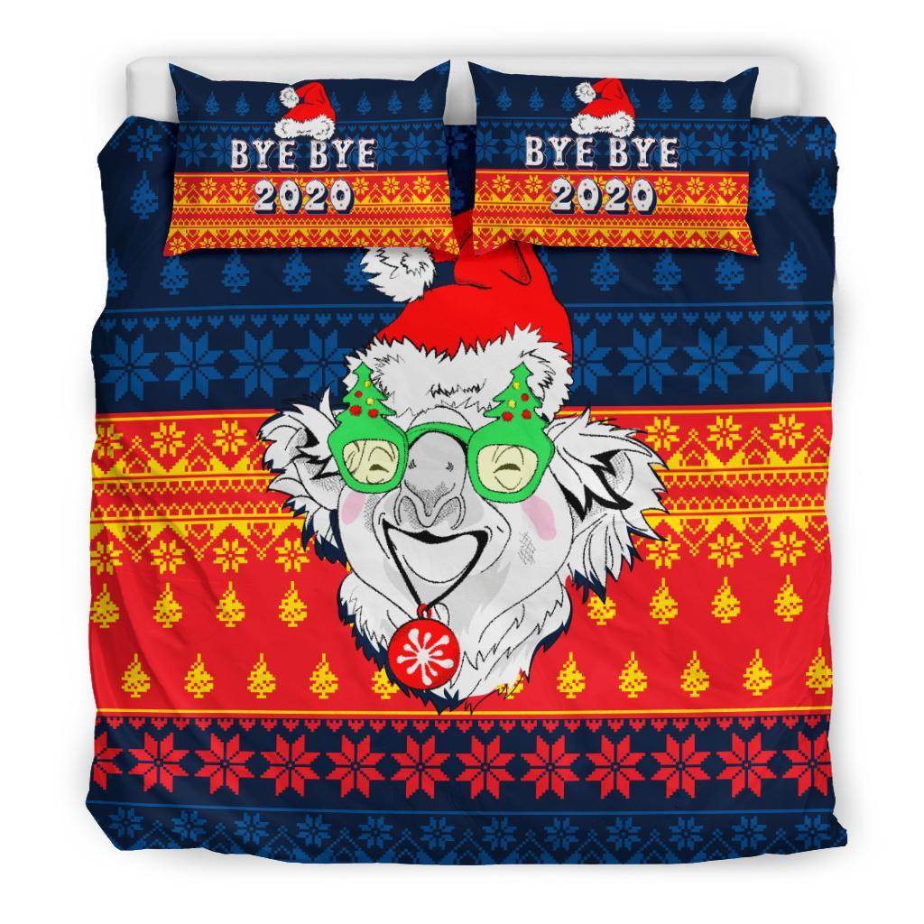 Australia Christmas Bedding Set - Bye Bye 2020 - Vibe Hoodie Shop