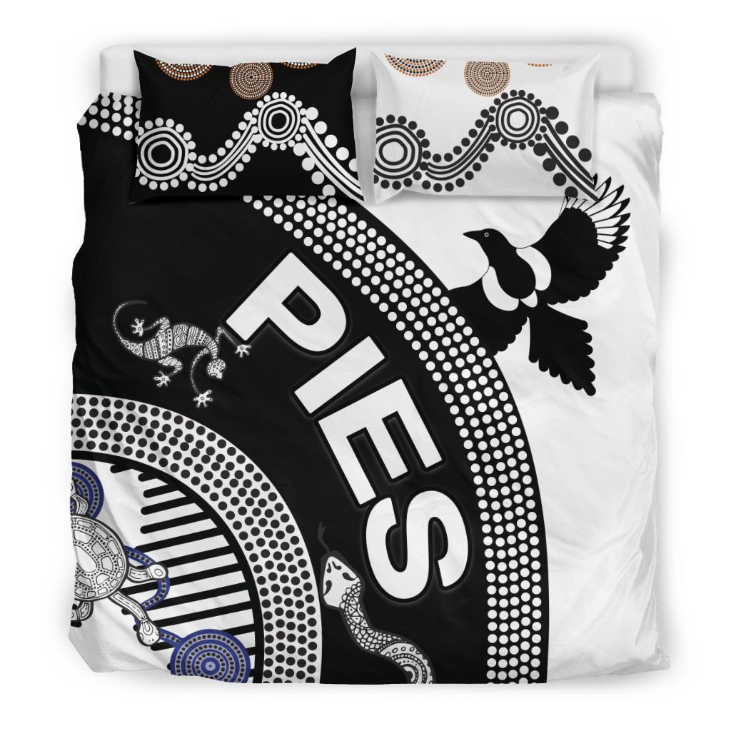 Collingwood Bedding Set Pies Unique Indigenous - Vibe Hoodie Shop