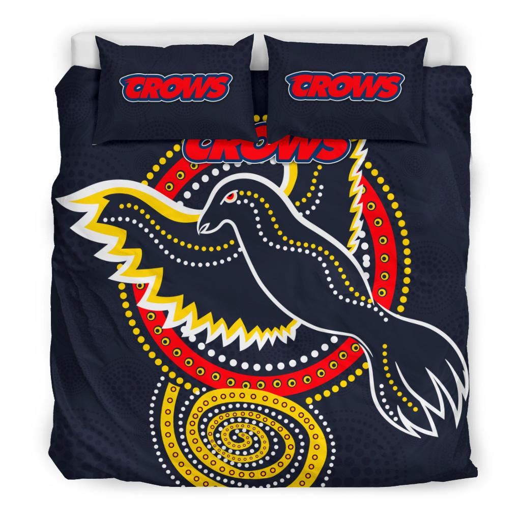 Adelaide Bedding Set Crows Indigenous - Vibe Hoodie Shop