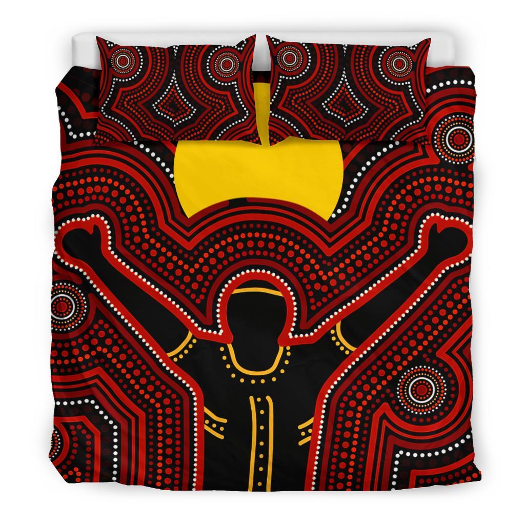 Aboriginal Bedding Set - The Sun Always Shines - Vibe Hoodie Shop