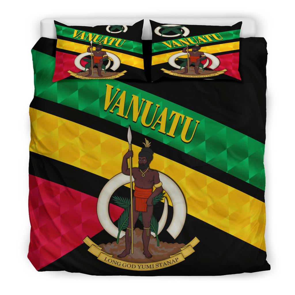 Vanuatu Rugby Bedding Set Sporty Style - Vibe Hoodie Shop