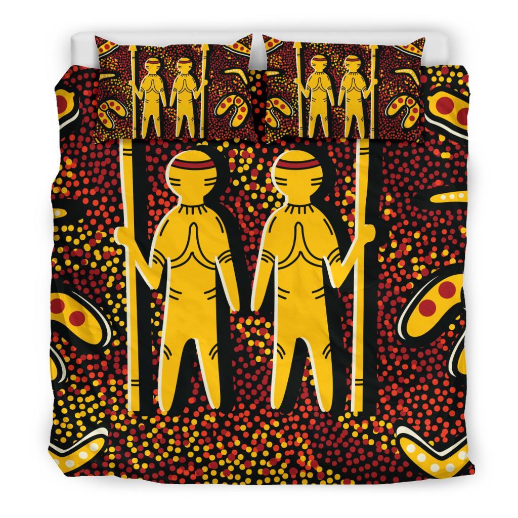 Aboriginal Bedding Set - Indigenous People - Vibe Hoodie Shop