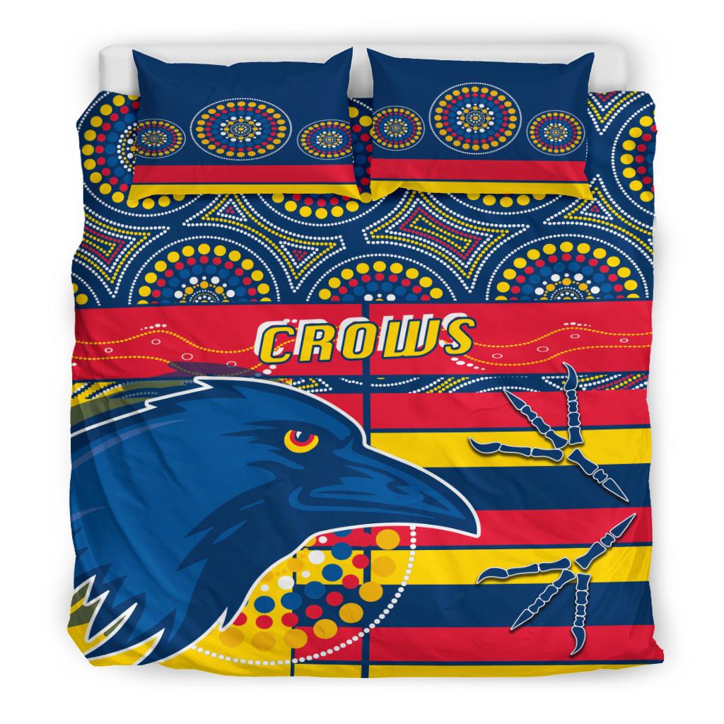 Adelaide Bedding Set Indigenous Crows - Vibe Hoodie Shop