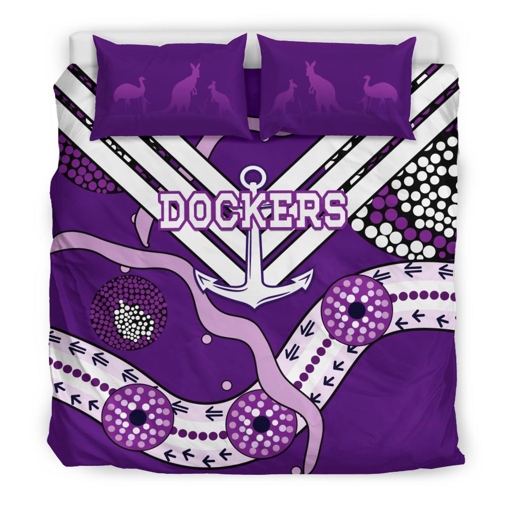 Dockers Bedding Set Indigenous Fremantle - Freo - Vibe Hoodie Shop