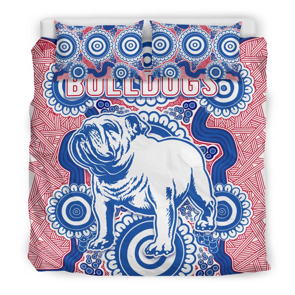 Western Bedding Set Bulldogs Simple Indigenous - Vibe Hoodie Shop