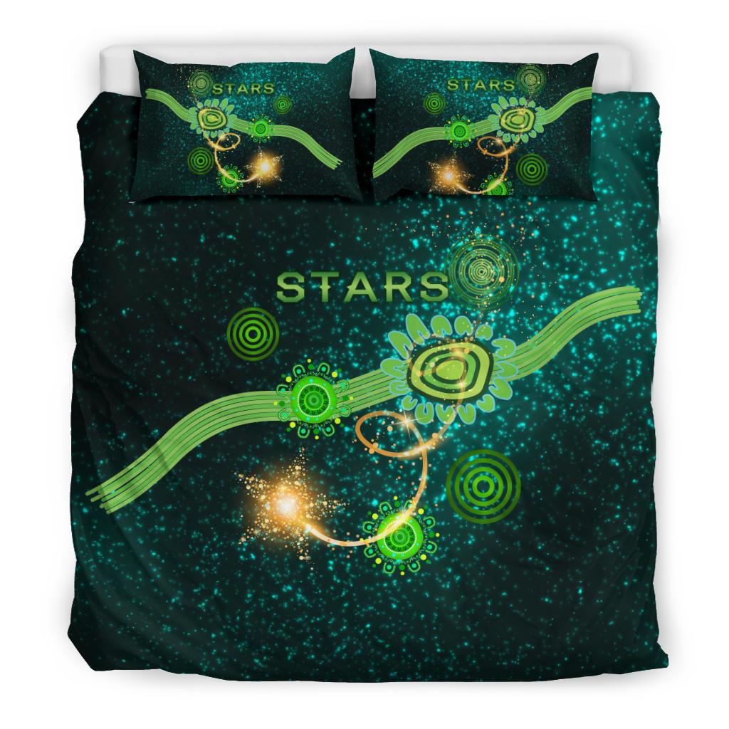 Melbourne Bedding Set Stars Indigenous - Vibe Hoodie Shop