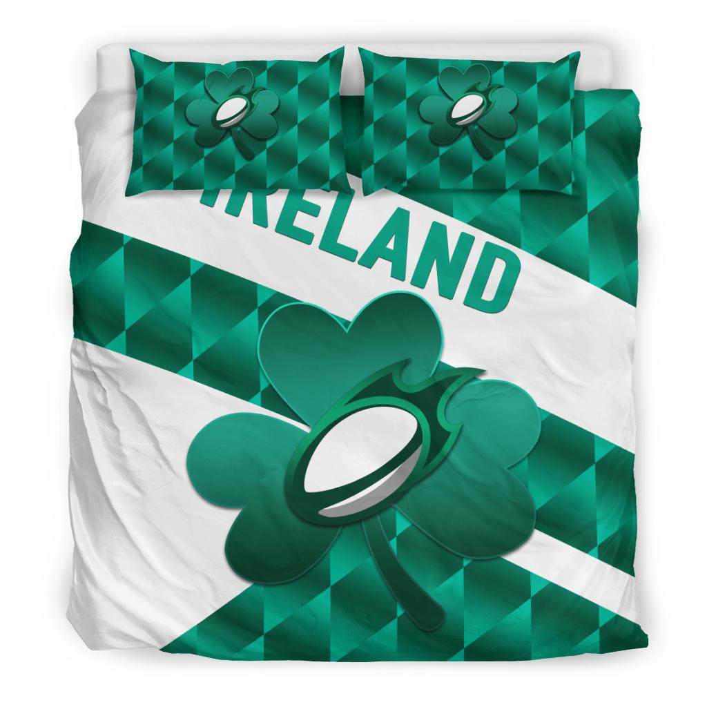 Ireland Rugby Bedding Set Sporty Style - Vibe Hoodie Shop