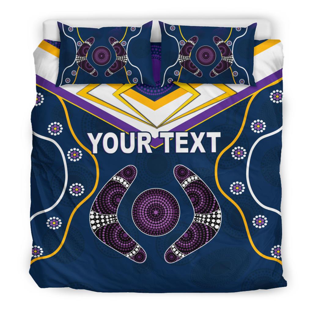 (Custom Personalised) Storm Bedding Set Melbourne Indigenous Champion - Vibe Hoodie Shop