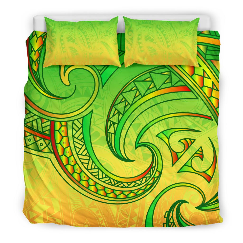 New Zealand Maori Mangopare Bedding Set Polynesian - Rasta - Vibe Hoodie Shop