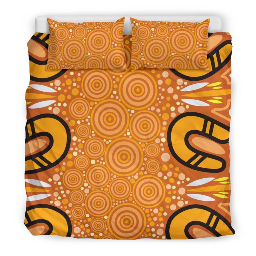 Aboriginal Bedding Set - Indigenous Art Patterns Ver03 - Vibe Hoodie Shop