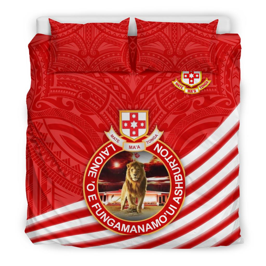 Kolisi Tonga Bedding Set Mate Ma'a Tonga Rugby Style - Vibe Hoodie Shop