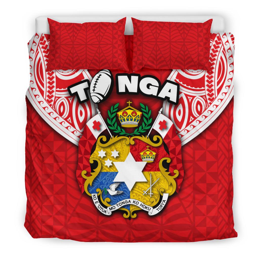Tonga Rugby Bedding Set Royal Style - Vibe Hoodie Shop