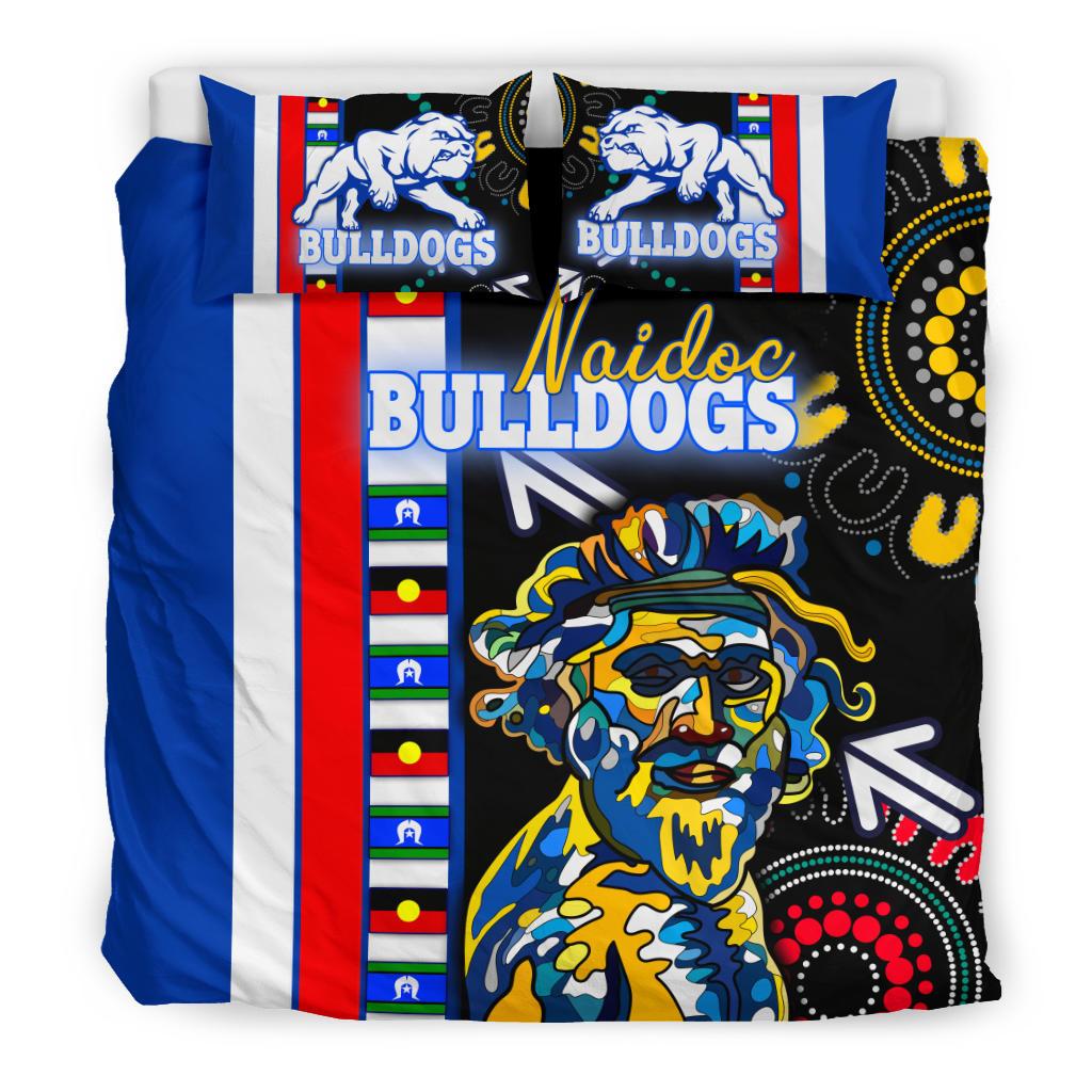 Western Football Bulldogs Bedding Set NAIDOC Week Indigenous - Vibe Hoodie Shop