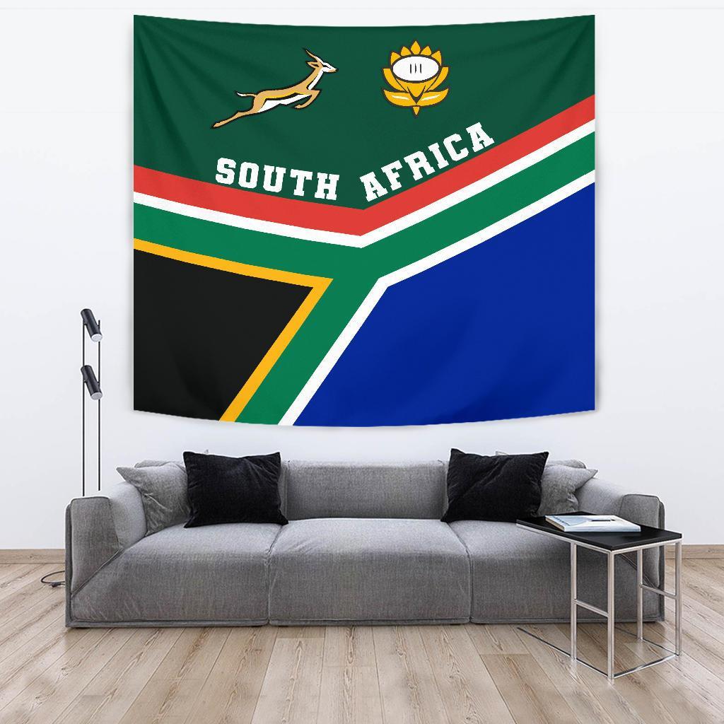 South Africa Tapestry Springboks Rugby - Vibe Hoodie Shop