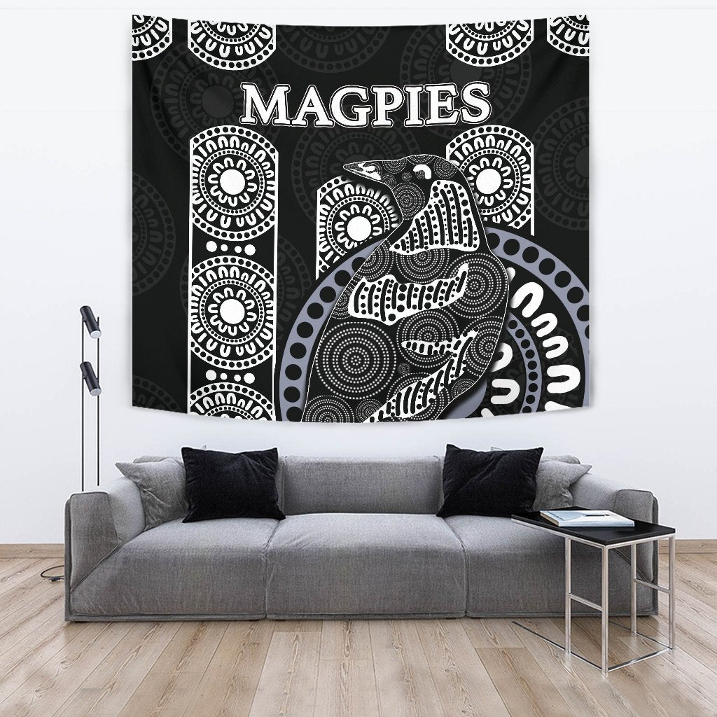 Magpies Tapestry Aboriginal - Vibe Hoodie Shop