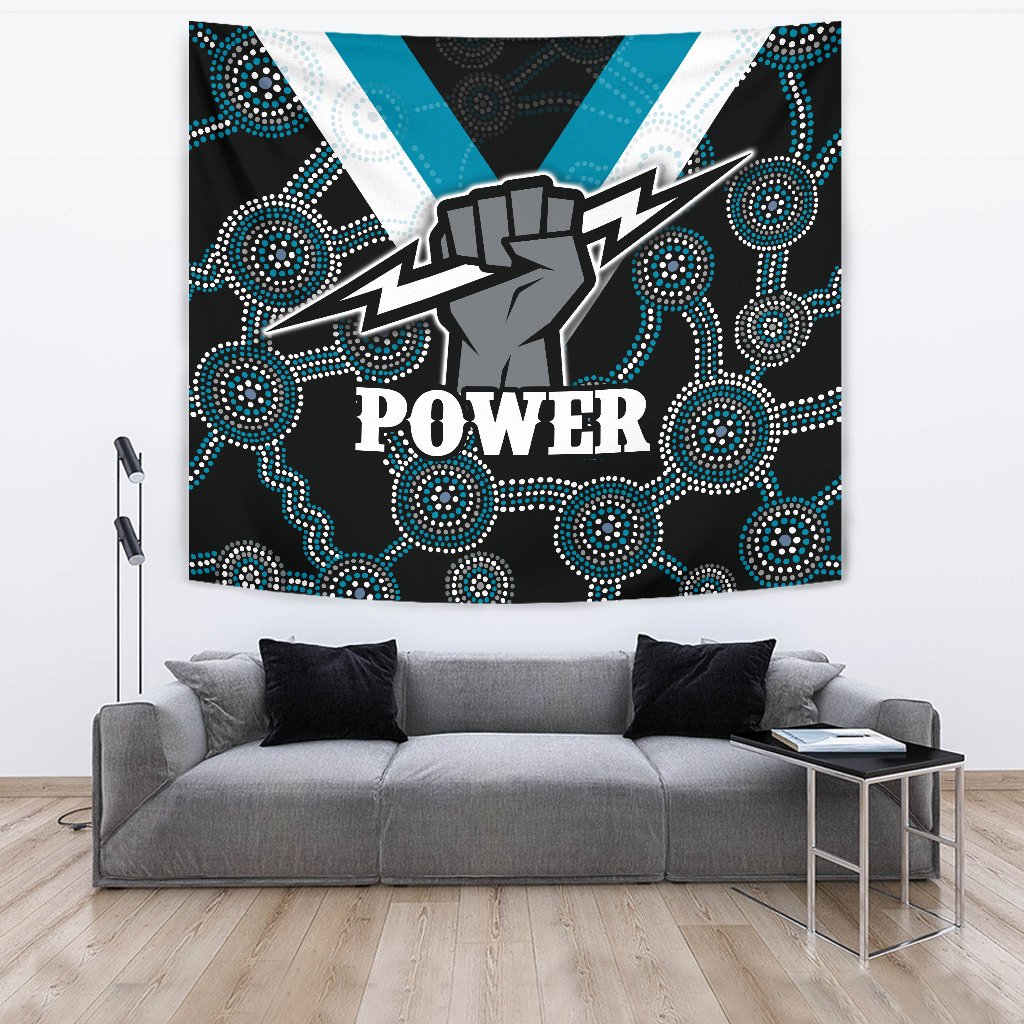 Port Adelaide Tapestry Power - Vibe Hoodie Shop