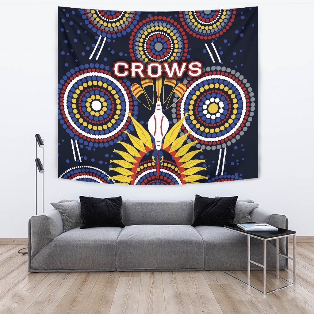 Adelaide Tapestry Original Indigenous Crows - Vibe Hoodie Shop