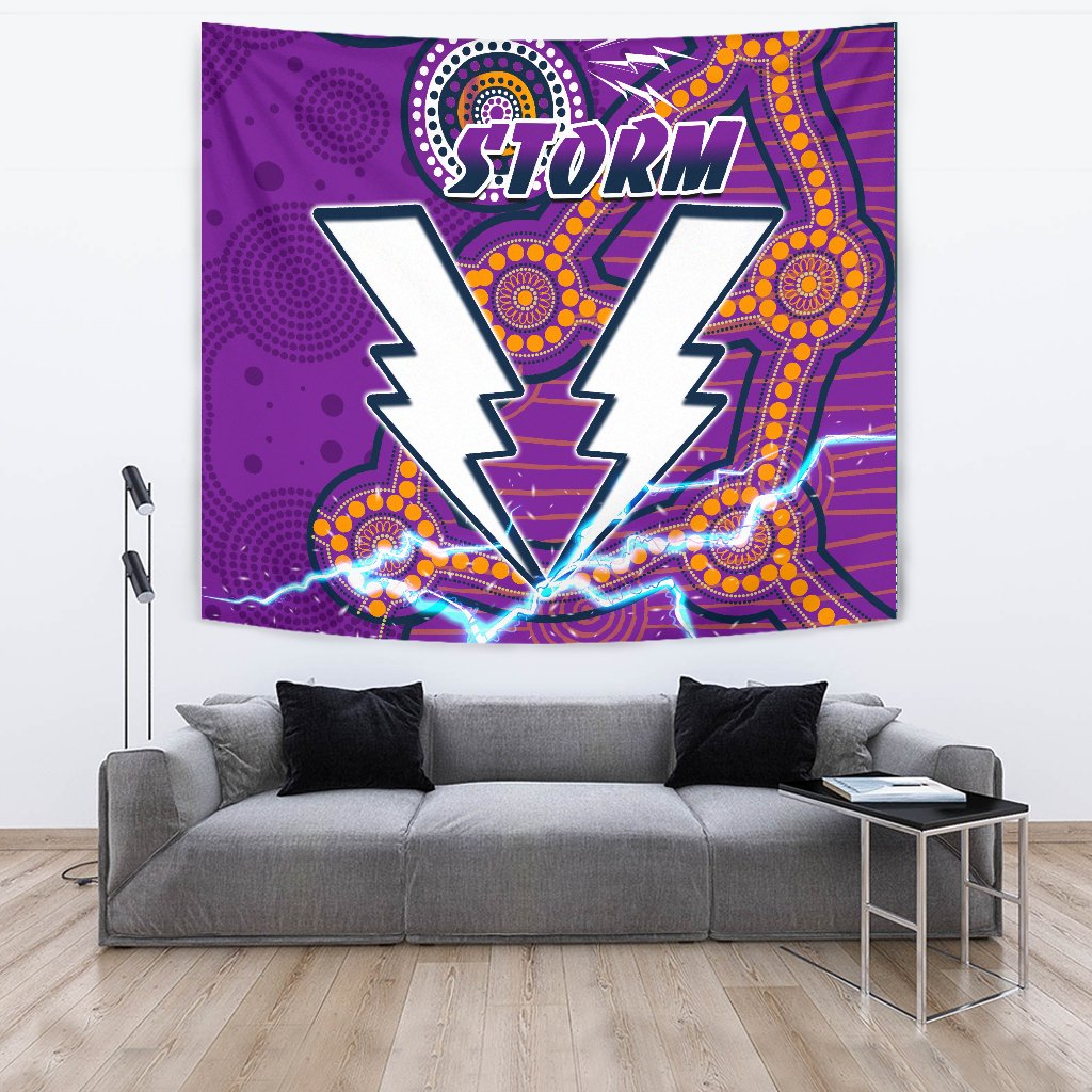 Storm Tapestry Melbourne Indigenous Thunder - Vibe Hoodie Shop