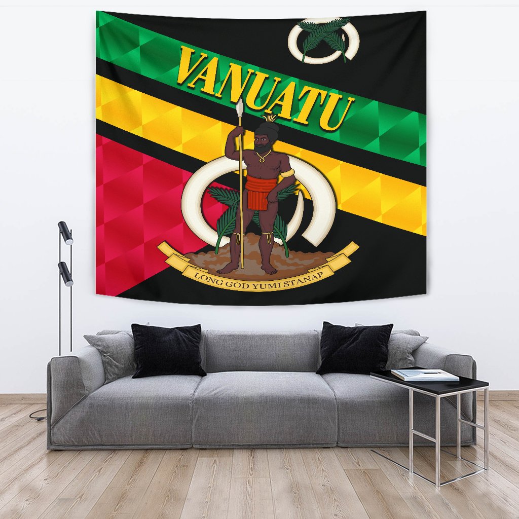 Vanuatu Rugby Tapestry Sporty Style - Vibe Hoodie Shop