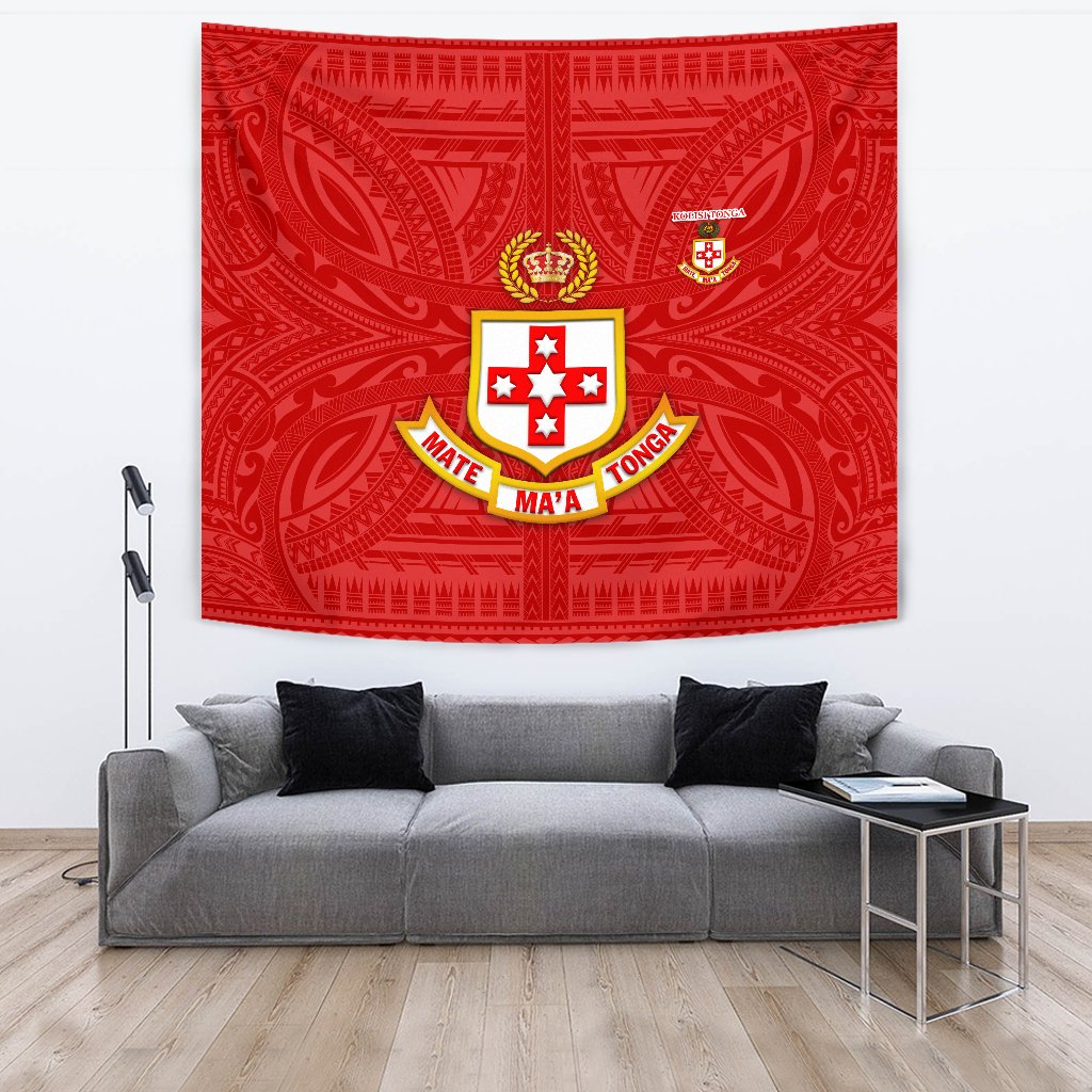 Kolisi Tonga Tapestry Mate Ma'a Tonga Rugby Ashburton Old Boys - Vibe Hoodie Shop