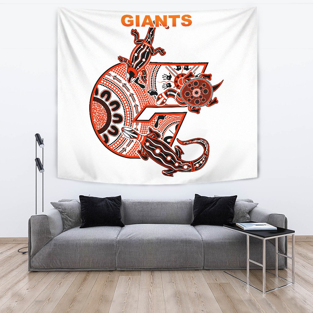 GWS Giants Tapestry Simple Indigenous - Vibe Hoodie Shop