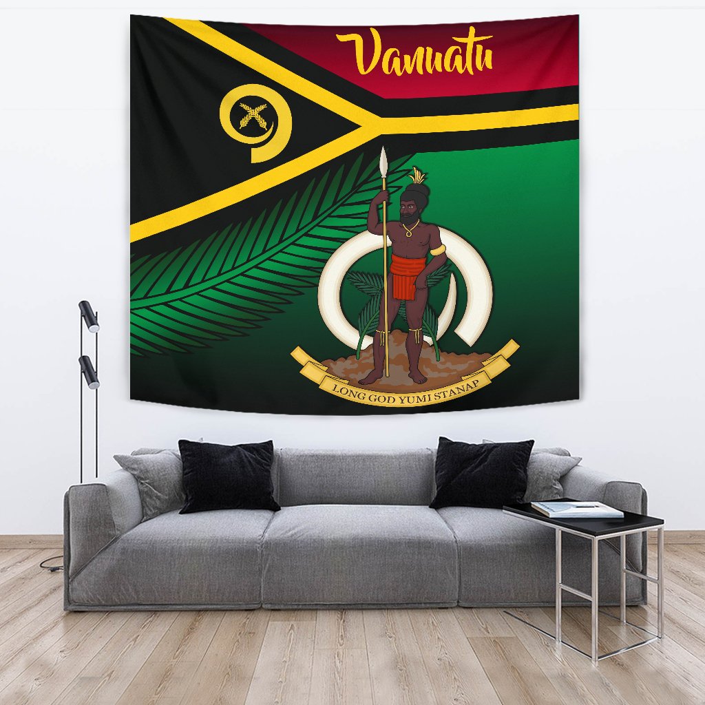 Vanuatu Rugby Tapestry Proud Vibes - Vibe Hoodie Shop