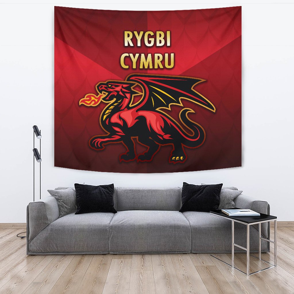 Wales Rugby Tapestry Simple Style - Vibe Hoodie Shop