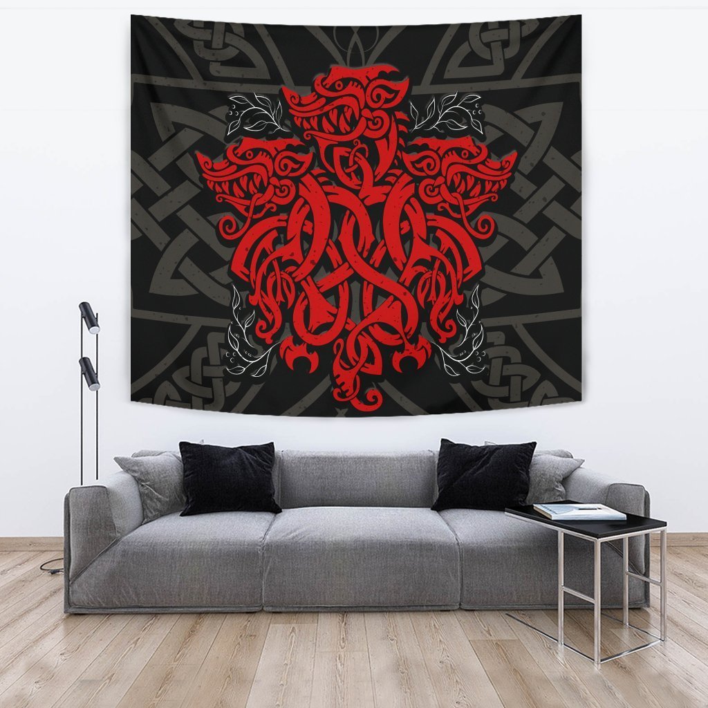 Celtic Three Dragon Tapestry - Vibe Hoodie Shop