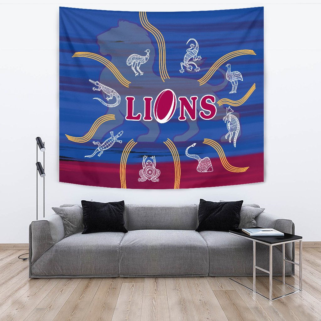 Brisbane Tapestry Proud Lions Simple - Vibe Hoodie Shop