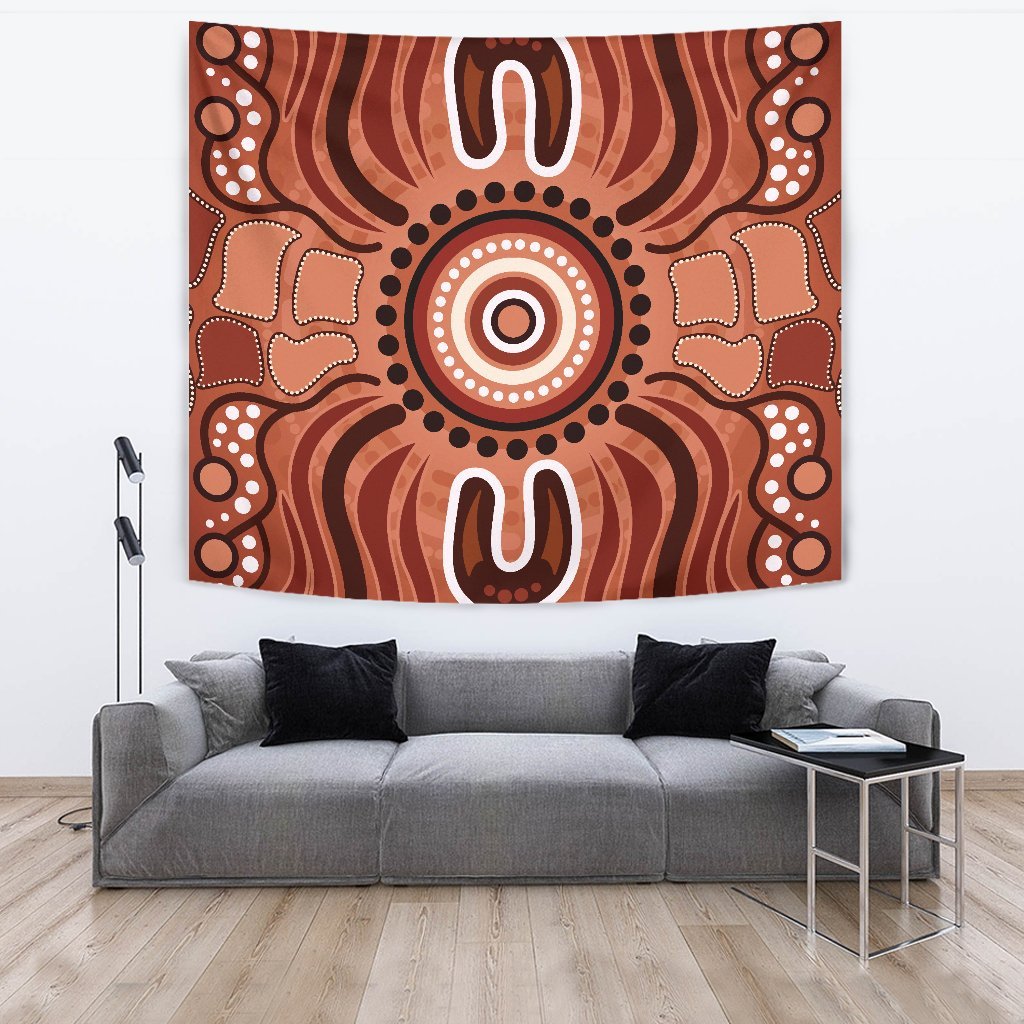 Aboriginal Tapestry - Indigenous Art Patterns Ver02 - Vibe Hoodie Shop