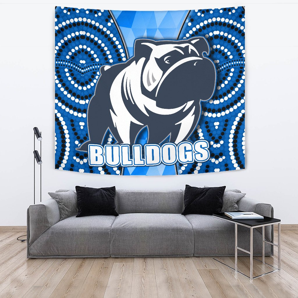 Bulldogs Tapestry Indigenous Snappy - Vibe Hoodie Shop