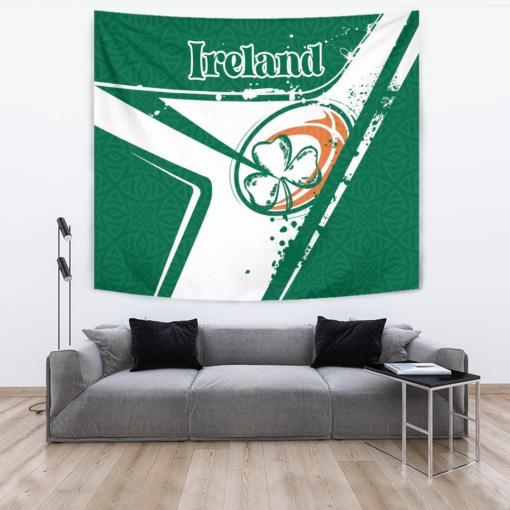 Ireland Rugby Tapestry - Irish Rugby - Vibe Hoodie Shop