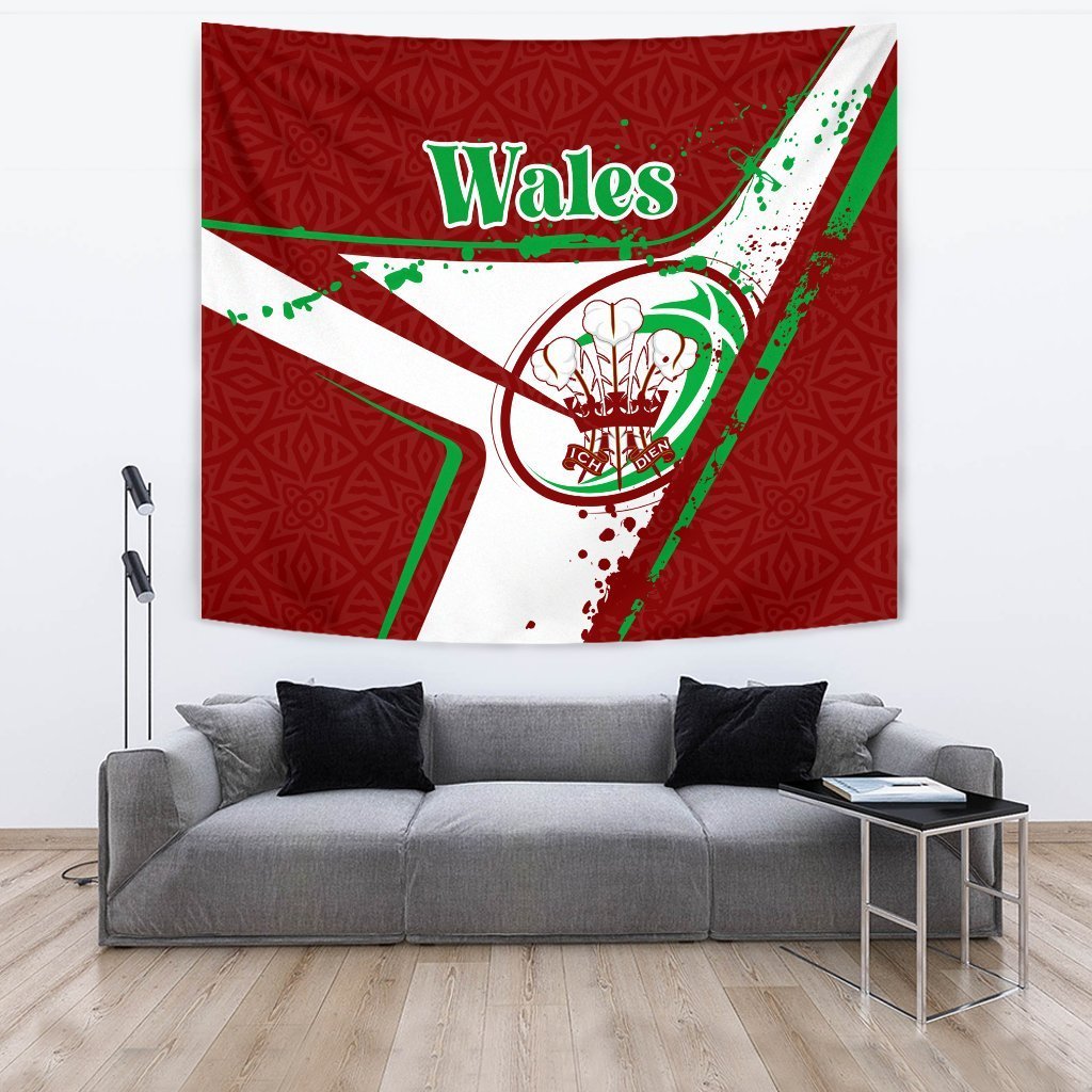 Wales Rugby Tapestry - Welsh Rugby - Vibe Hoodie Shop