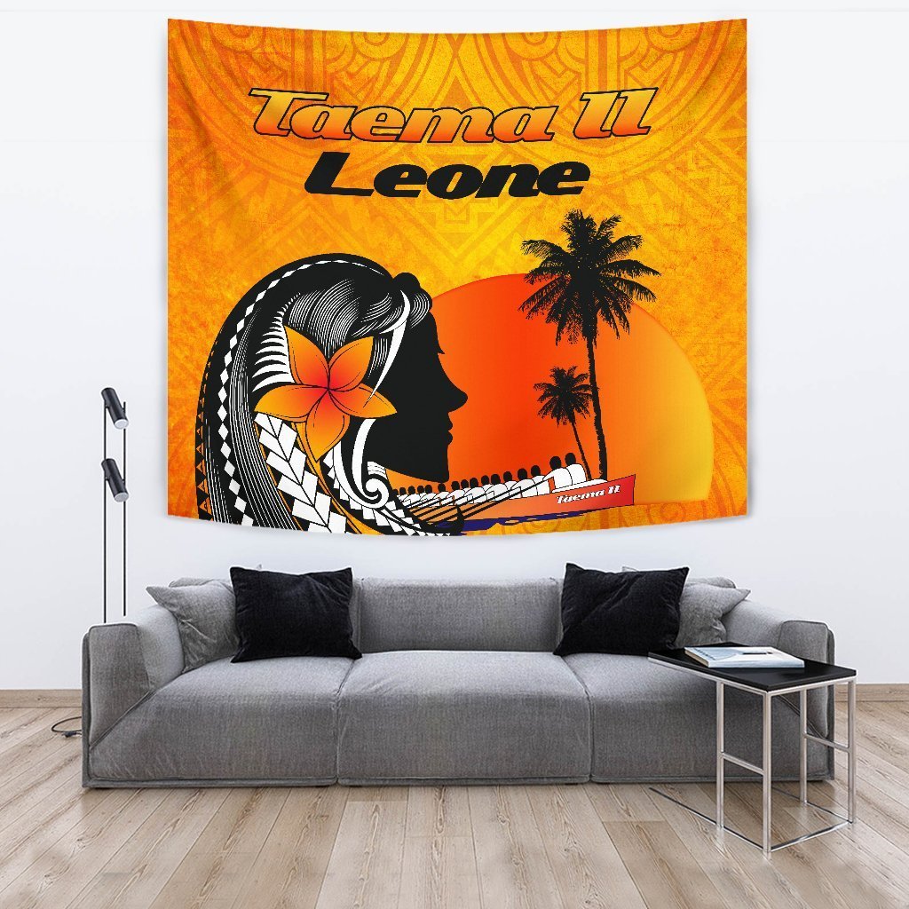 American Samoa Tapestry - Taema II Leone - Vibe Hoodie Shop