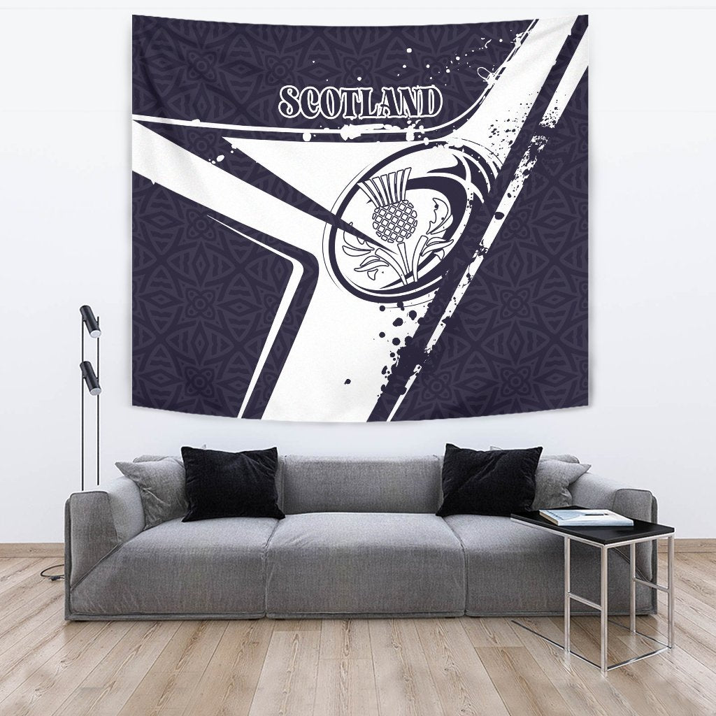 Scotland Rugby Tapestry - Scottish Rugby - Vibe Hoodie Shop