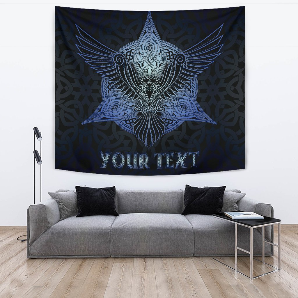 Celtic Personalized Tapestry - Celtic Raven - Vibe Hoodie Shop