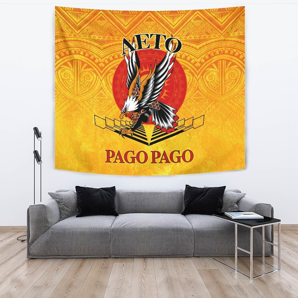 American Samoa Tapestry - Pago Pago Aeto (Ver 2) - Vibe Hoodie Shop