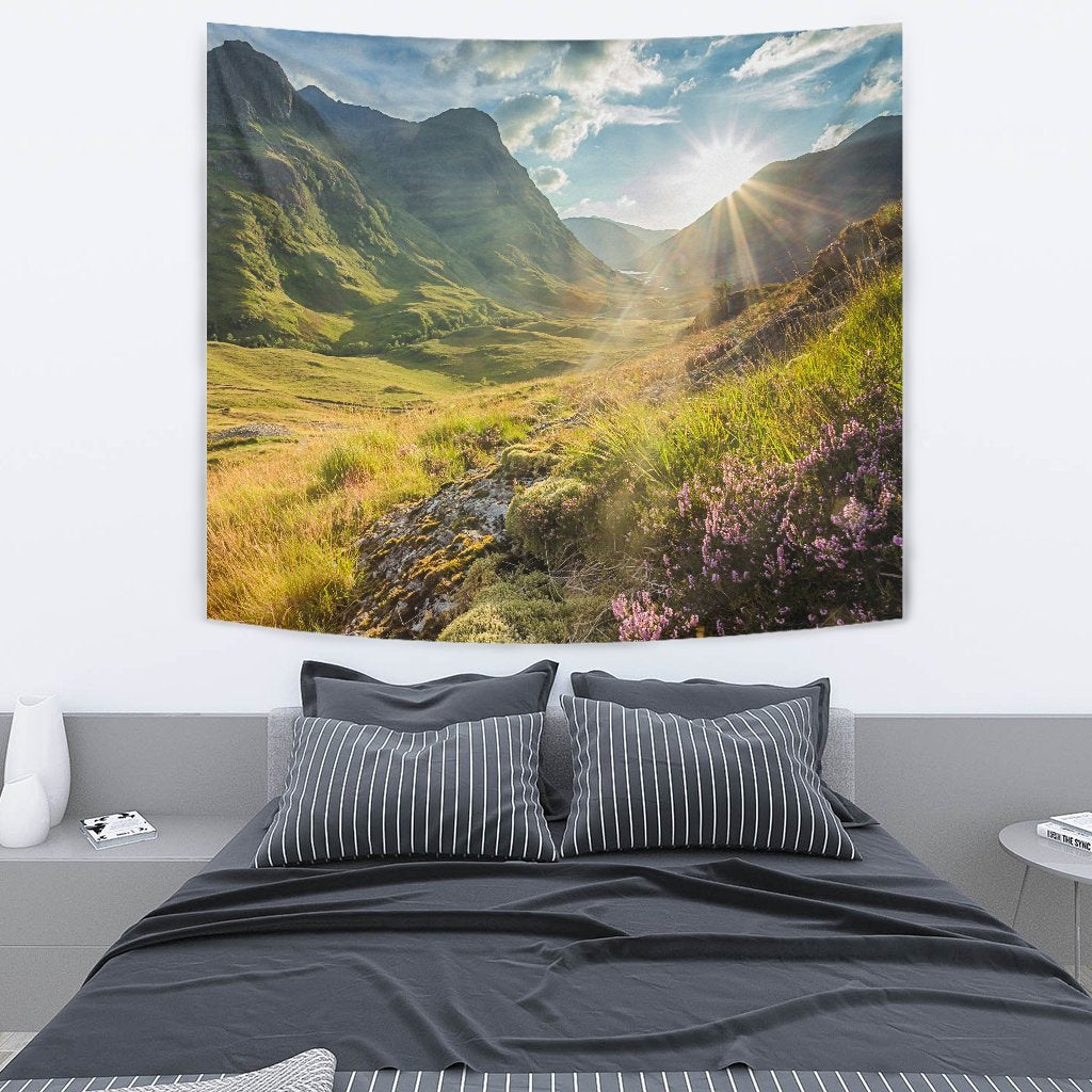 Scotland The Mountains Of Glencoe Tapestry - Vibe Hoodie Shop